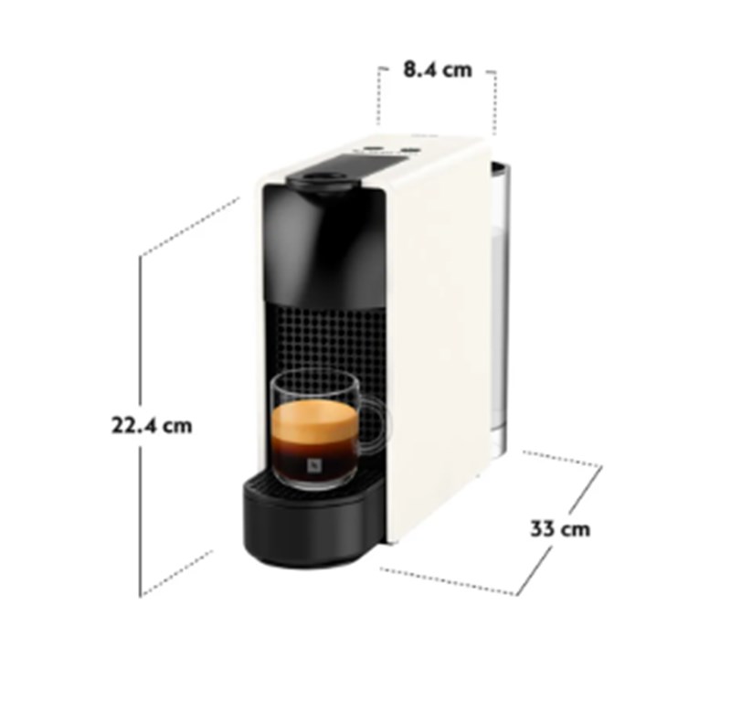 Cafeteira Nespresso Essenza Mini Branca para Café Espresso - C30-BR - 127V