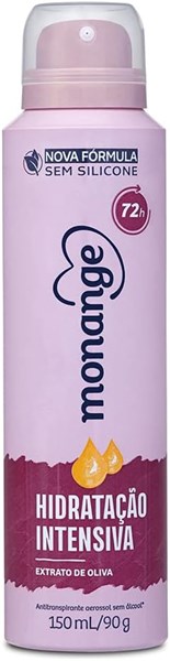 DESODORANTE AEROSOL MONANGE HIDRATAÇÃO INTENSIVA 150ML