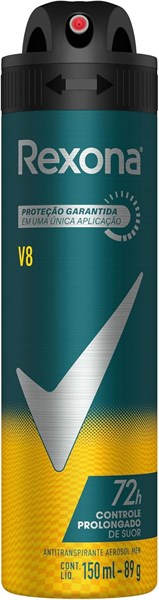 DESODORANTE AEROSOL REXONA MEN V8 150ML