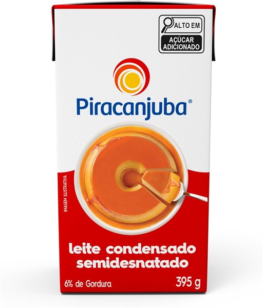 LEITE CONDENSADO PIRACANJUBA SEMIDESNATADO 395G