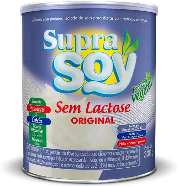 LEITE EM PO SUPRA SOY SEM LACTOSE 300G