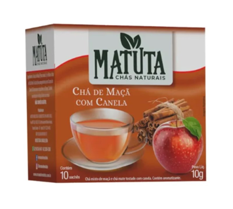 CHA MATUTA MACA COM CANELA 10G