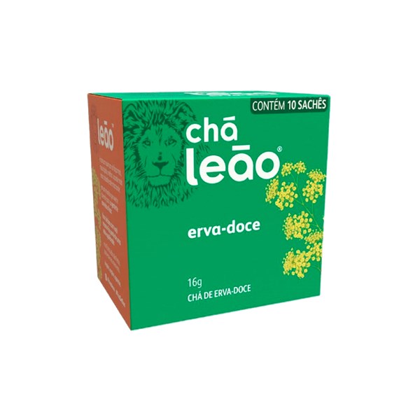CHA LEAO ERVAS ERVA DOCE 10 UNIDADES
