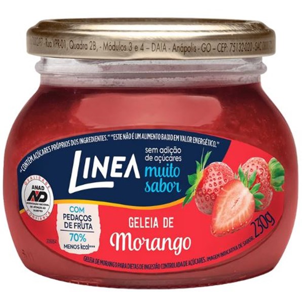 GELEIA LINEA MORANGO ZERO 230G
