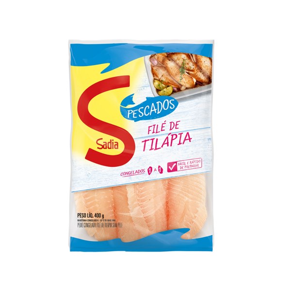 FILE DE TILAPIA SADIA 400G