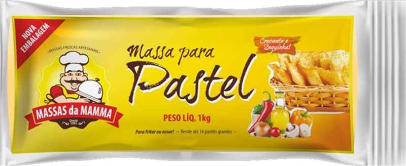MASSA PARA PASTEL ROLO MASSAS DA MAMMA 1 KG