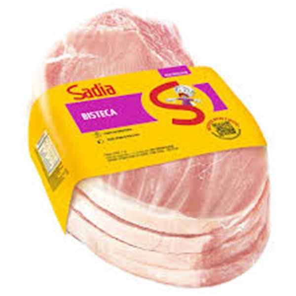 BISTECA SUINA COM OSSO SADIA KG