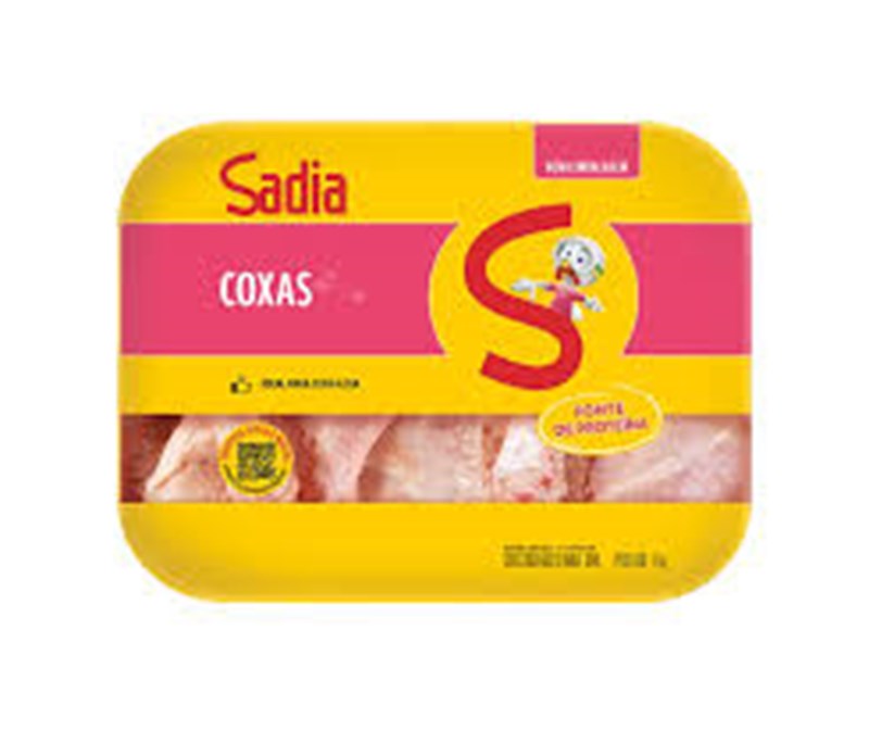 COXA FRANGO CONGELADA SADIA BANDEJA 1KG