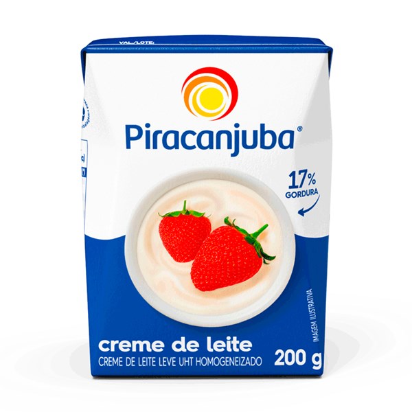 CREME DE LEITE PIRACANJUBA UHT 200G