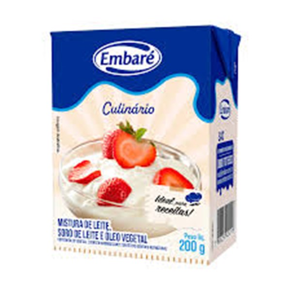 CREME DE LEITE CULINARIO EMBARE 200G