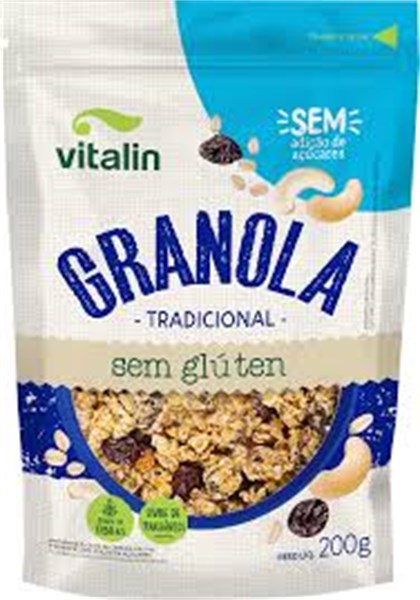VITALIN S/GLU GRANOLA TRAD. Z/A 200G