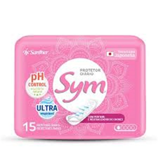 ABSORVENTE PROTECAO DIARIO SYM C/P 15X1