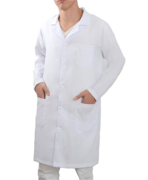 JALECO BRIM BRANCO UNISSEX M/L