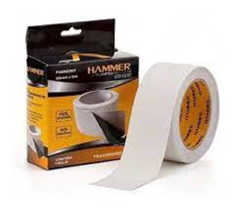 FITA ANTIDERRAPANTE TRANSPARENTE 25MM X 5M - HAMMER