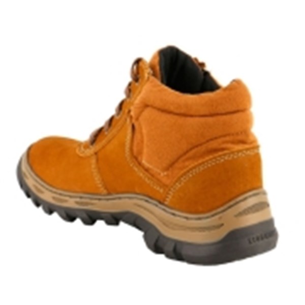 BOTINA NOBUCK FERRUGEM PS 195 C/BICO PVC - CA 17.144 - ECOSAFETY