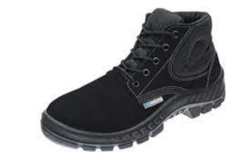BOTINA NOBUCK AMARRAR PRETA 50B26 BICO PVC CA 45.611 - MARLUVAS
