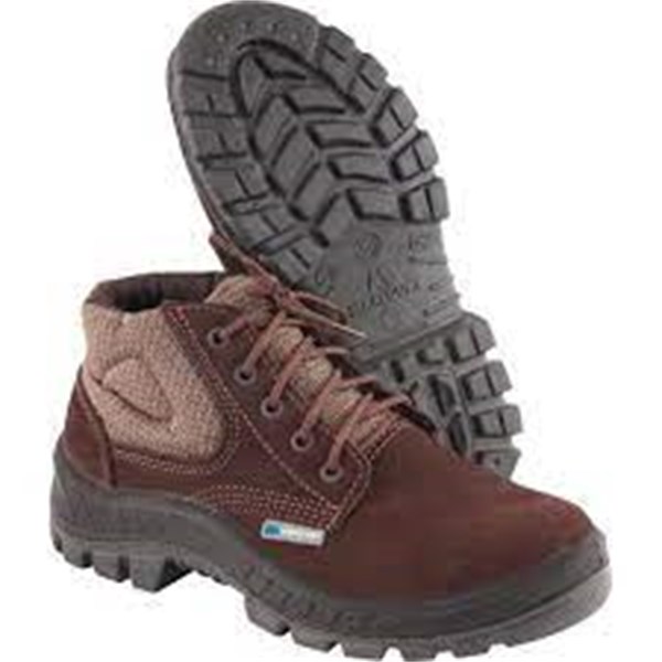 BOTINA NOBUCK AMARRAR MARROM - BICO PVC - 50B26 CA 45.611 - MARLUVAS