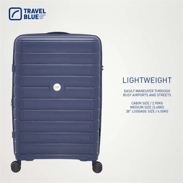 Mala G Navy Blue 3366/3370/3374 – Travel Blue Brasil