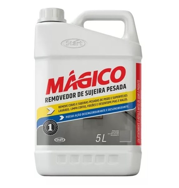 Removedor De Ceras Desengraxante Desengordurante Limpeza Pesada 5 Litros | Mágico Start