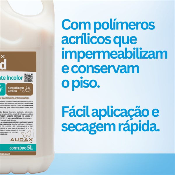 Cera Líquida Impermeabilizante Antiderrapante Incolor 5L | Gold Audax