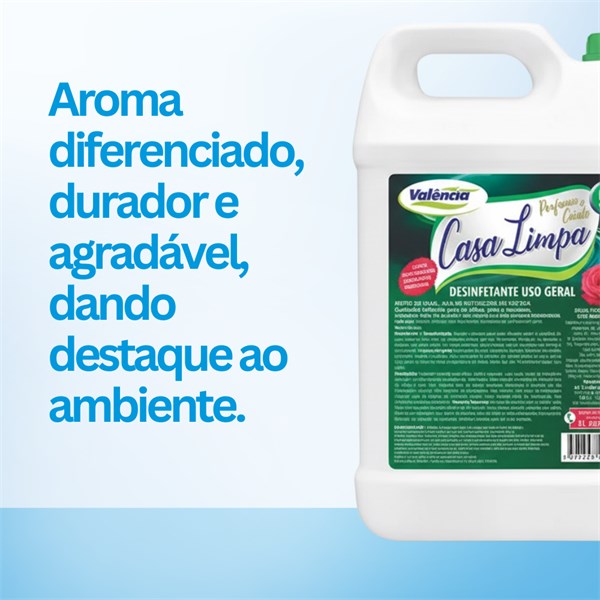 Desinfetante Casa Limpa 5L | Valência