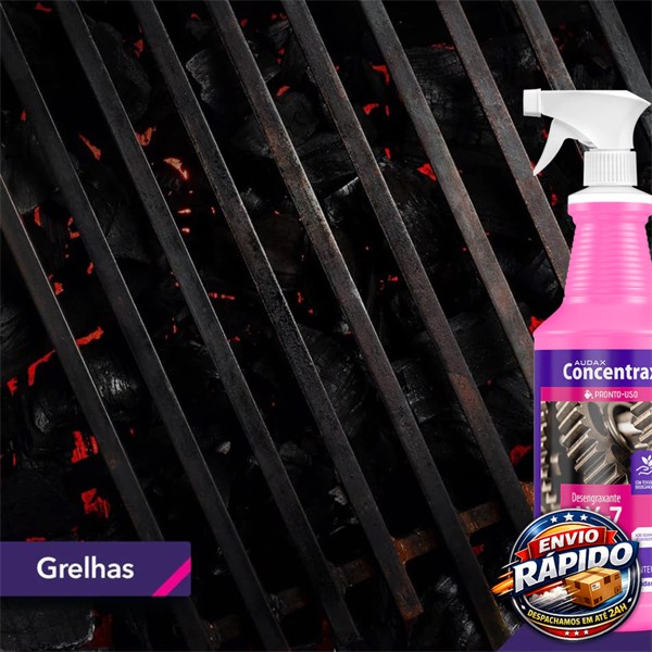 AX7 Desengraxante Desengordurante Limpeza Pesada Com Gatilho 1L | Concentrax Audax