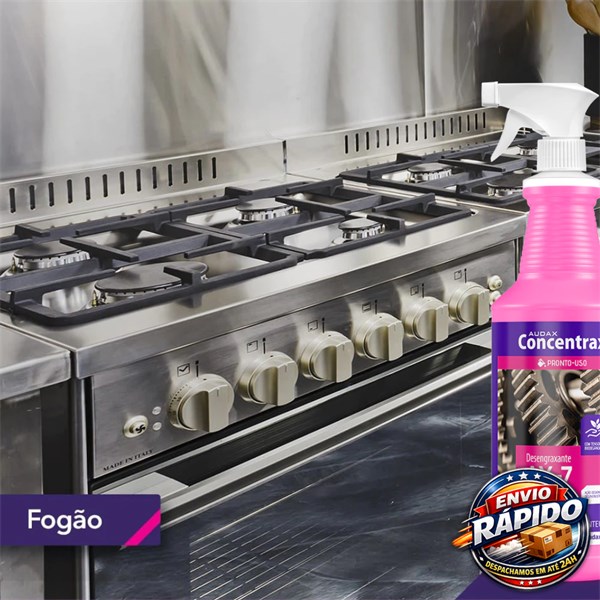 AX7 Desengraxante Desengordurante Limpeza Pesada Com Gatilho 1L | Concentrax Audax