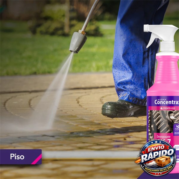AX7 Desengraxante Desengordurante Limpeza Pesada Com Gatilho 1L | Concentrax Audax