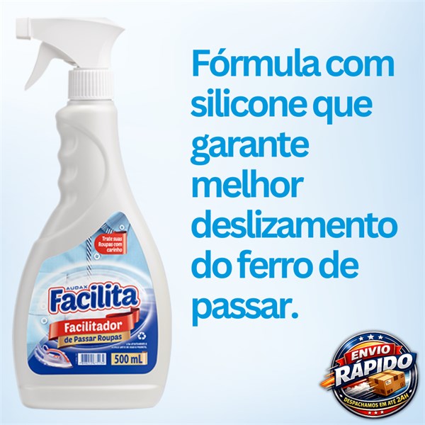 Facilitador de Passar Roupas Com Gatilho 500ml | Facilita Audax