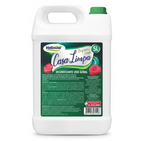 Desinfetante Casa Limpa Citrus Fresh 5 Litros | Valência