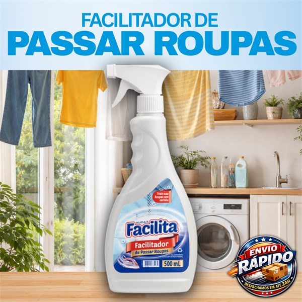 Facilitador de Passar Roupas Com Gatilho 500ml | Facilita Audax