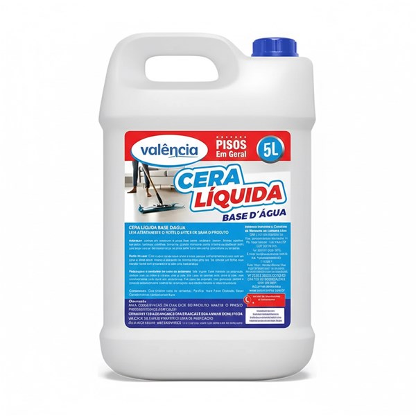 Cera Líquida Incolor Base D'Água 5 Litros | Valência