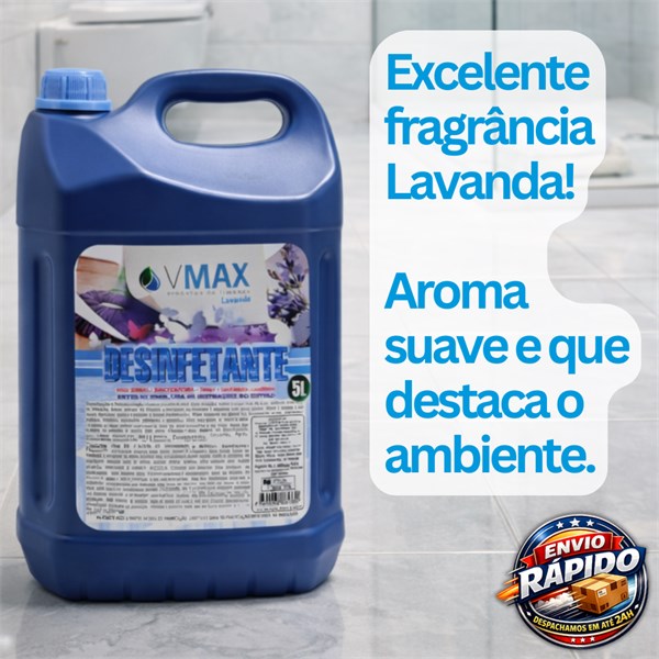 Desinfetante Lavanda 5 Litros | VMAX