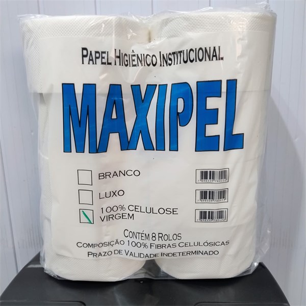 Papel Higiênico Rolão Institucional C/ 8 Rolos - Celulose | Maxipel