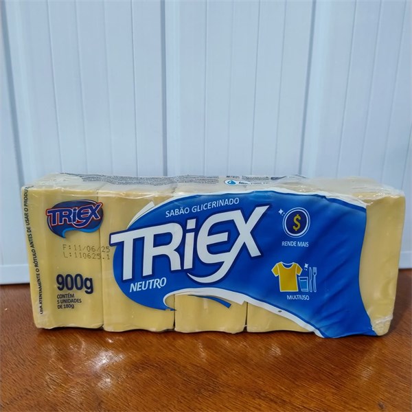 Sabão Em Barra Neutro C/ 5 - 900g | Triex