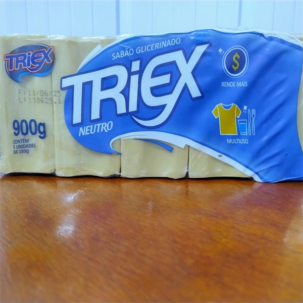 Sabão Em Barra Neutro C/ 5 - 900g | Triex