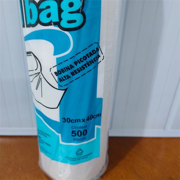 Bobina Plástica Picotada 30X40 | Rollbag