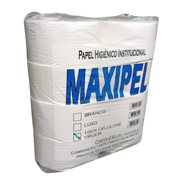 Papel Higiênico Rolão Institucional C/ 8 Rolos - Celulose | Maxipel