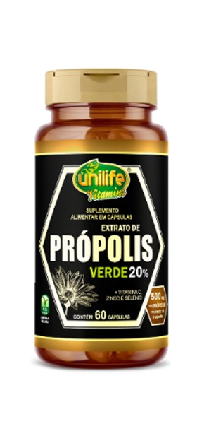 PROPOLIS VERDE 20 % CAPSULAS UNILIFE