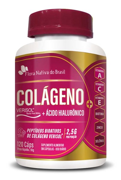 COLAGENO VERISOL  + ACIDO HIALURONICO 120CPS