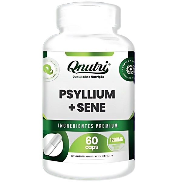 PSYLLIUM + SENE 60CAPS 600MG QNUTRI