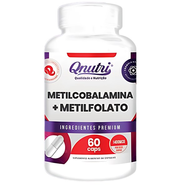 METILCOBALAMINA + METILFOLATO 60caps QNUTRI
