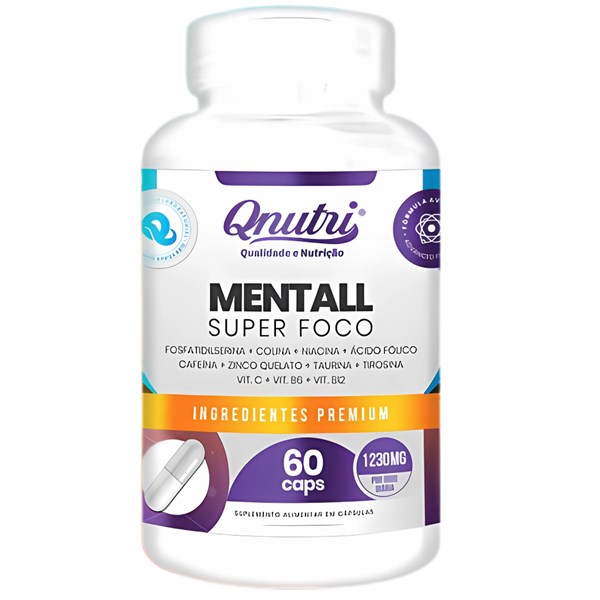 MENTAL SUPER FOCO 60CAPS QNUTRI