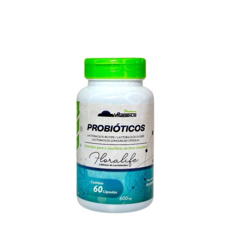 PROBIOTICOS 60CAPS 600MG VITAGENUS