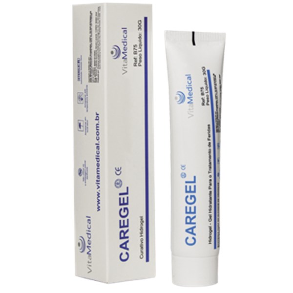 CAREGEL - CURATIVO HIDROGEL EM TUBO ESTERIL-30G - VITA MEDIC