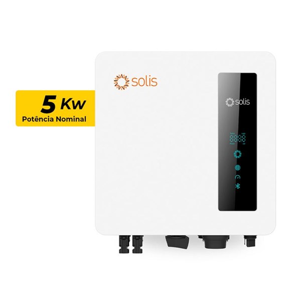 INVERSOR SOLIS 5KW 220V MONOFASICO 2MPPT