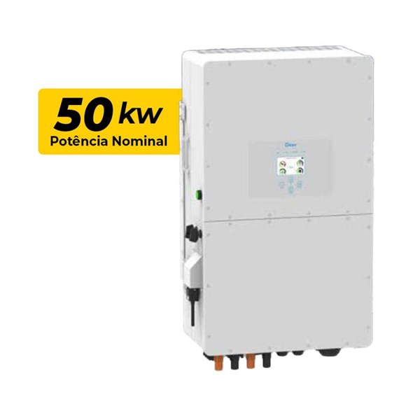 INVERSOR DEYE HIBRIDO 50KW 380V TRIFASICO 4 MPPT SUN 50K-SG01HP3-EU-BM4 HV ALTA TENSAO CC
