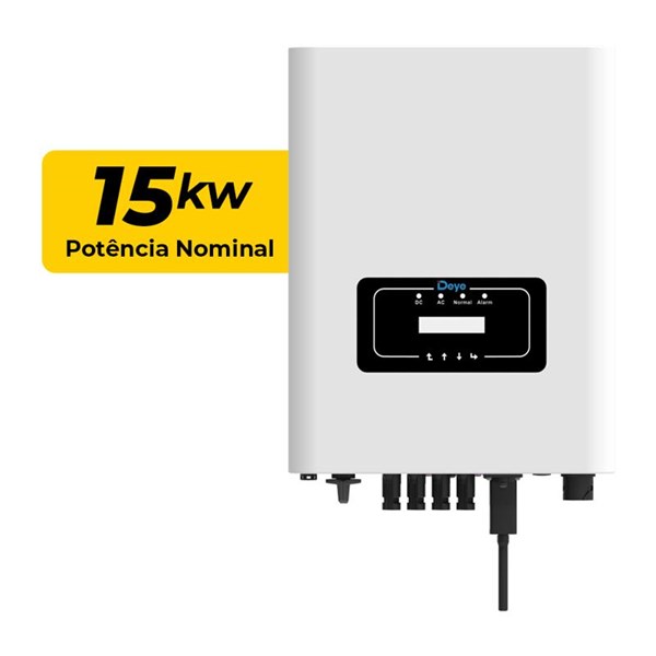 INVERSOR DE CORRENTE TRIFASICO 2MPPT 380V 15KW DEYE