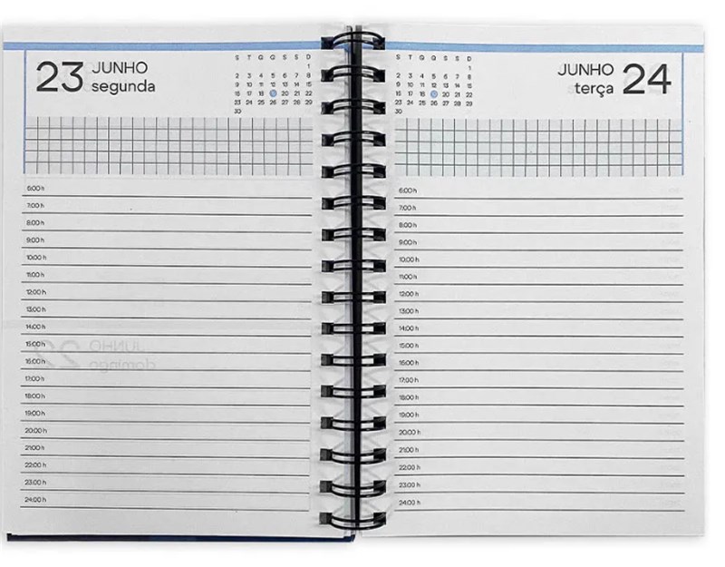 AGENDA PERMANENTE PRETA KAZ