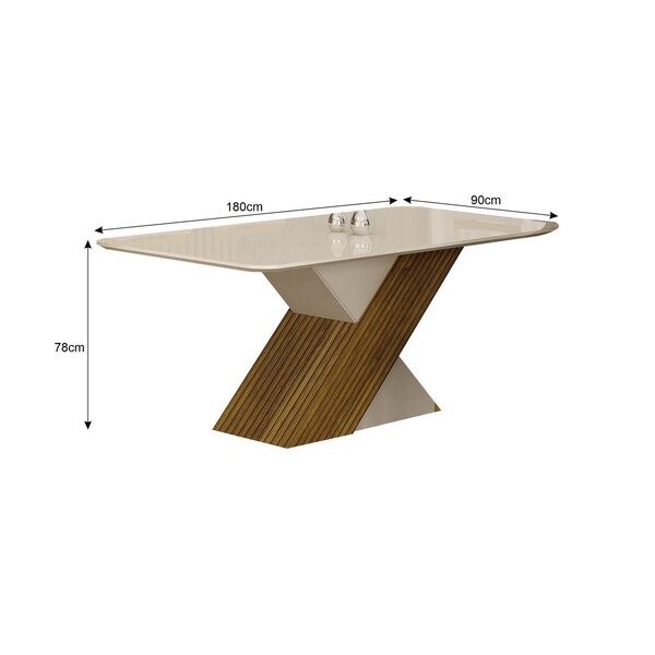 MESA ILHEUS 1,80 CANTO COPO - DEC/OF/OF 1,8 (C)(OF)